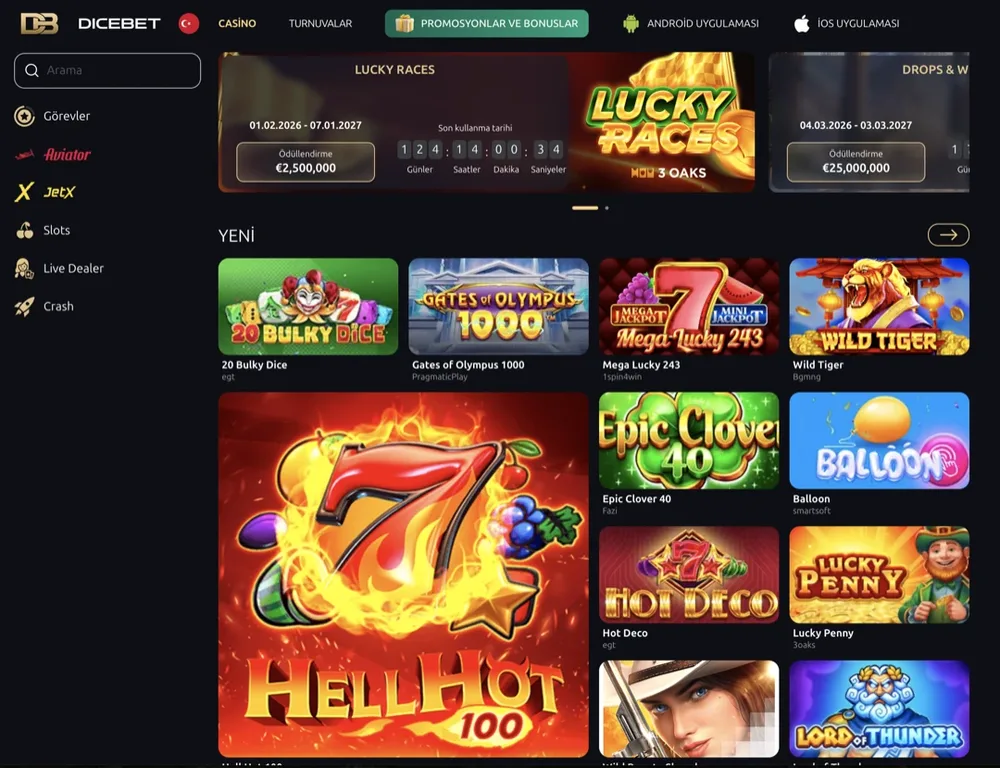 dicebet casino login